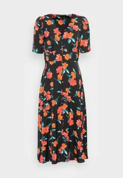 Anna Field Robe De Jour - Robe Élégante Noir/Rouge/Multicolore | Promos -Anna Field Soldes 006c04d28c064a0e9bc6ab0d09931ab3