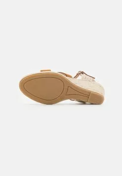 Anna Field Espadrilles en Cuir Cognac - Chaussures Tendances pour Femme -Anna Field Soldes 0463af2786184763a519fa1e5245b050