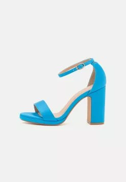 Anna Field Sandales À Talons Hauts - Blue -Anna Field Soldes 070a96e648b74215b1313131f961a796