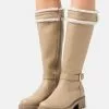 Bottes en cuir Anna Field - Taupe - Promotion exclusive -Anna Field Soldes 0b4ef221481d4a409321a2f04c6a481c