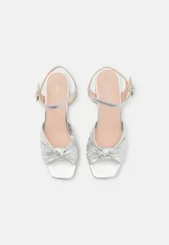 Anna Field Leather - Sandales - Silver -Anna Field Soldes 0baacceaf90f47be83df680341ec67ab