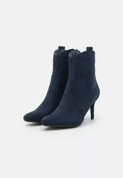 Anna Field Bottines À Talons Hauts - Dark Blue -Anna Field Soldes 0e680914e9c64fc2a06cc09aaa06dca7