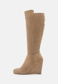 Anna Field Bottes Compensées en Cuir Beige - Promo Exclusive -Anna Field Soldes 15dfca414f3348cf9f0062b0d0272f10