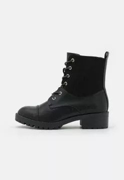 Bottines À Lacets Anna Field - Noir | Promos Exclusives -Anna Field Soldes 17c2026463aa4ddcabadb96b535fb085