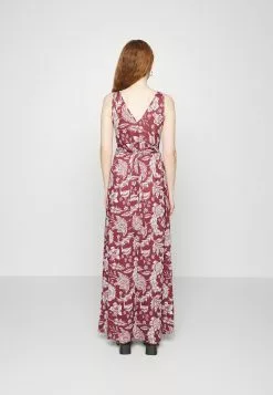 Anna Field Robe Longue - Bordeaux/Multi Coloured | Promo Exclusif -Anna Field Soldes 20d72f9e35cf457eaa1cc6db534a0a1a