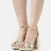 Anna Field Leather - Sandales À Talons Hauts - Gold -Anna Field Soldes 2101b91833a546339b444b6135d2f5be