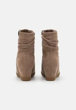 Anna Field Winter Boot - Bottines Compensées - Taupe -Anna Field Soldes 25a4365dbe694dfe88552a3563bd424c