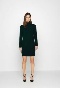 Anna Field Perkin Ausschnitt Mini Strickkleid - Robe Fourreau - Dark Green