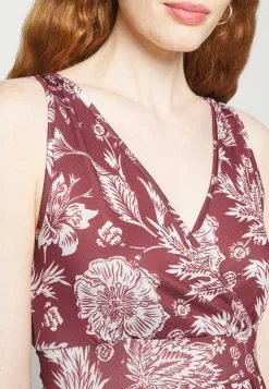 Anna Field Robe Longue - Bordeaux/Multi Coloured | Promo Exclusif -Anna Field Soldes 298ddd78d0654c43b78ef51d8e46b327