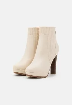 Anna Field Bottines À Plateau - Offwhite -Anna Field Soldes 32bfe05c90bf43c3907c7ab41fbc36d4