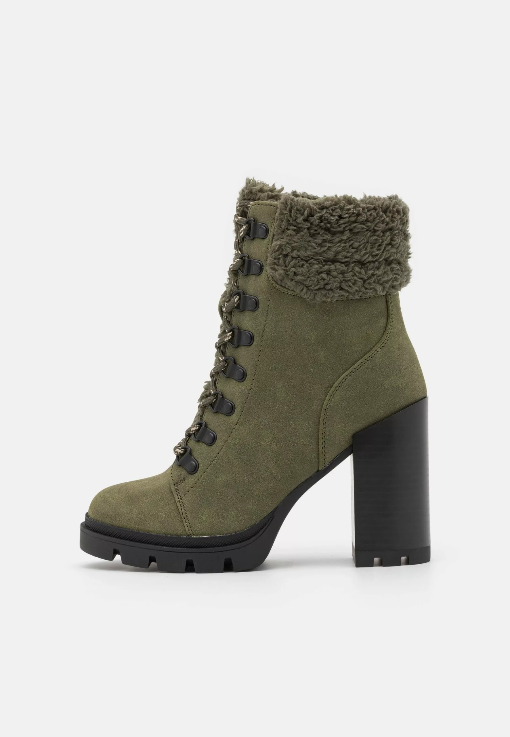 Anna Field Leather - Bottines À Lacets - Khaki 4 Anna Field Leather - Bottines À Lacets - Khaki – Image 2