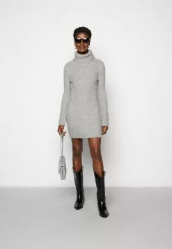 Anna Field Robe Fourreau Mini Strickkleid Gris - Promotion -Anna Field Soldes 3ad9d0efa8934e3fb63d0313d3851072
