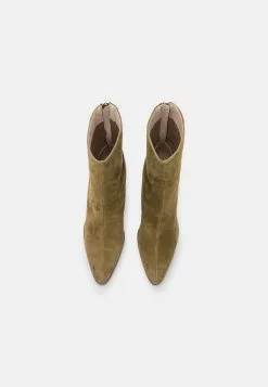 Anna Field Bottines en Cuir Khaki - Chaussures Femme Élégantes | Promos -Anna Field Soldes 3ffe2d57b584403a9334b0852a1a507c