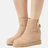 Anna Field Leather Winter Boot - Boots À Talons - Beige -Anna Field Soldes 403d8e79ec92427f9976296d272e98b2