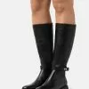 Bottes À Plateau en Cuir Anna Field - Noir - Offre Promo -Anna Field Soldes 447b3f7066a04fe183911eb1cba74a85