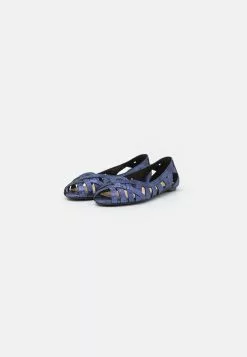 Anna Field - Ballerines en Cuir à Bout Ouvert - Bleu Foncé | Promos -Anna Field Soldes 4ca4fcaba59b402d92b11a4dd477fd90