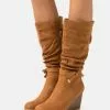 Anna Field Bottes Compensées - Cognac -Anna Field Soldes 4ded9da00a24466f8efdc2dd36c58e3a
