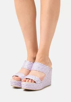 Anna Field Mules À Talons - Lilac | Chaussures Élégantes pour Femme | Promos