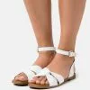 Anna Field Leather - Sandales - White -Anna Field Soldes 65f71475f2224e66a61b2f361dd7676d