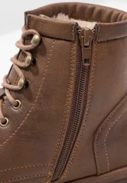 Anna Field Winter Boot - Bottines À Lacets - Coffee -Anna Field Soldes 6999c66285cf426f9d4129e2fda5154e