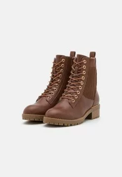 Bottines À Lacets Hiver Cognac - Chaussures Chaudes et Élégantes | Promos 10 Bottines À Lacets Hiver Cognac - Chaussures Chaudes et Élégantes | Promos -Anna Field Soldes 6d8d952501314bedaeb975d9b9cbe48e