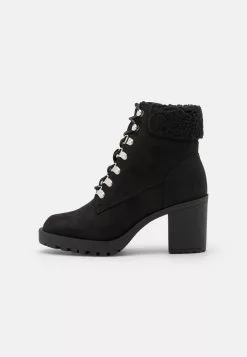 Bottines À Plateau Hiver Noires - Promo Exclusive -Anna Field Soldes 71573e5091234a679fdb2ebe3d582216