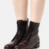 Anna Field Bottines À Lacets en Cuir Bordeaux - Promotions Exclusives -Anna Field Soldes 7416d2e39fd8453f927bad8e91e5f99b