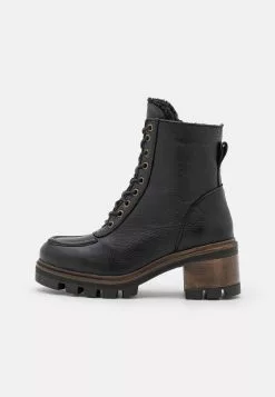 Anna Field Leather Winter Bootie - Bottes De Neige - Black -Anna Field Soldes 75550bbbfceb4b98a8757eaea376e711