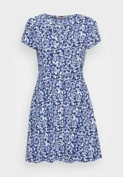 Anna Field Robe De Jour - Bleu/Blanc/Multicolore | Robe de soirée élégante -Anna Field Soldes 768afe1ae2144906b89263cb65a60345