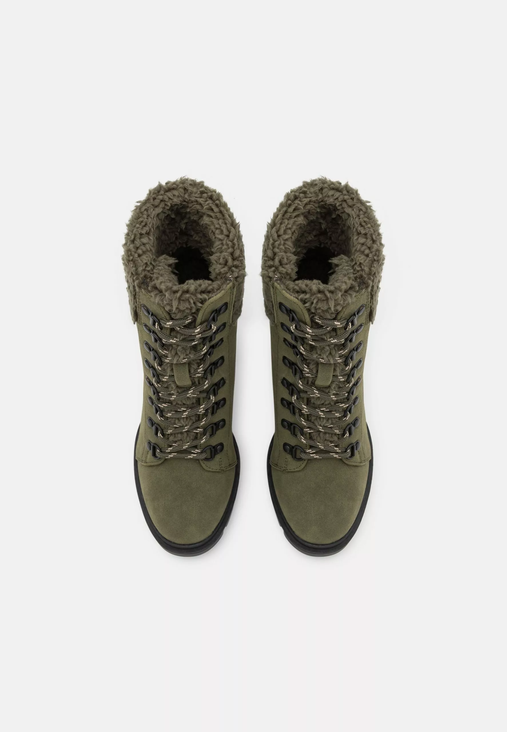 Anna Field Leather - Bottines À Lacets - Khaki 8 Anna Field Leather - Bottines À Lacets - Khaki – Image 6