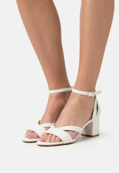 Leather Wide Fit - Sandales - White