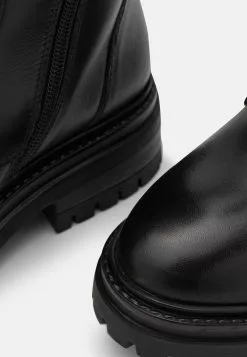 Bottes À Lacets en Cuir Noir - Promo Exclusive -Anna Field Soldes 8776f9bd67b942109bc756aa57b0d972