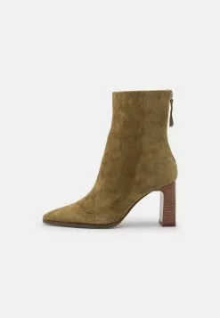 Anna Field Bottines en Cuir Khaki - Chaussures Femme Élégantes | Promos -Anna Field Soldes 8a2743dcfadb4e348c498be5ae8e6241
