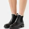 Anna Field Winter Booties Leather - Bottines - Black -Anna Field Soldes 8d19bfb2e3cf42c4bb92514aaf4e110d