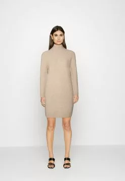 Anna Field Perkin Robe Fourreau Mini Strickkleid - Camel | Promos