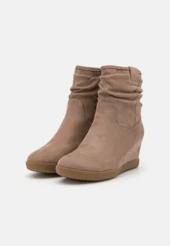 Anna Field Winter Boot - Bottines Compensées - Taupe -Anna Field Soldes 8edaf7386eb446aeb0654ef16e40d6b5
