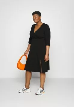 Robe En Jersey Noir - Promotion Exclusive -Anna Field Soldes 93f076a747e848e487b85fdfa0bcd30d