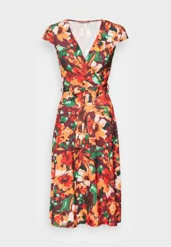 Robe en Jersey Multicolore/Orange Anna Field - Élégance et Confort -Anna Field Soldes 9d3cd96f37814636847de2a4a6c70996