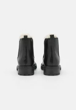 Anna Field Winter Booties Leather - Bottines - Black -Anna Field Soldes 9e818bb804cb4dbdacbd78817d97dd9b