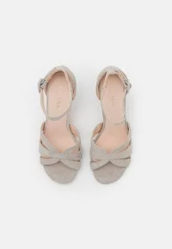 Anna Field Sandales en Cuir Gris - Promotions Exclusives -Anna Field Soldes a10902c3ced34773b706e1ff21692b3a