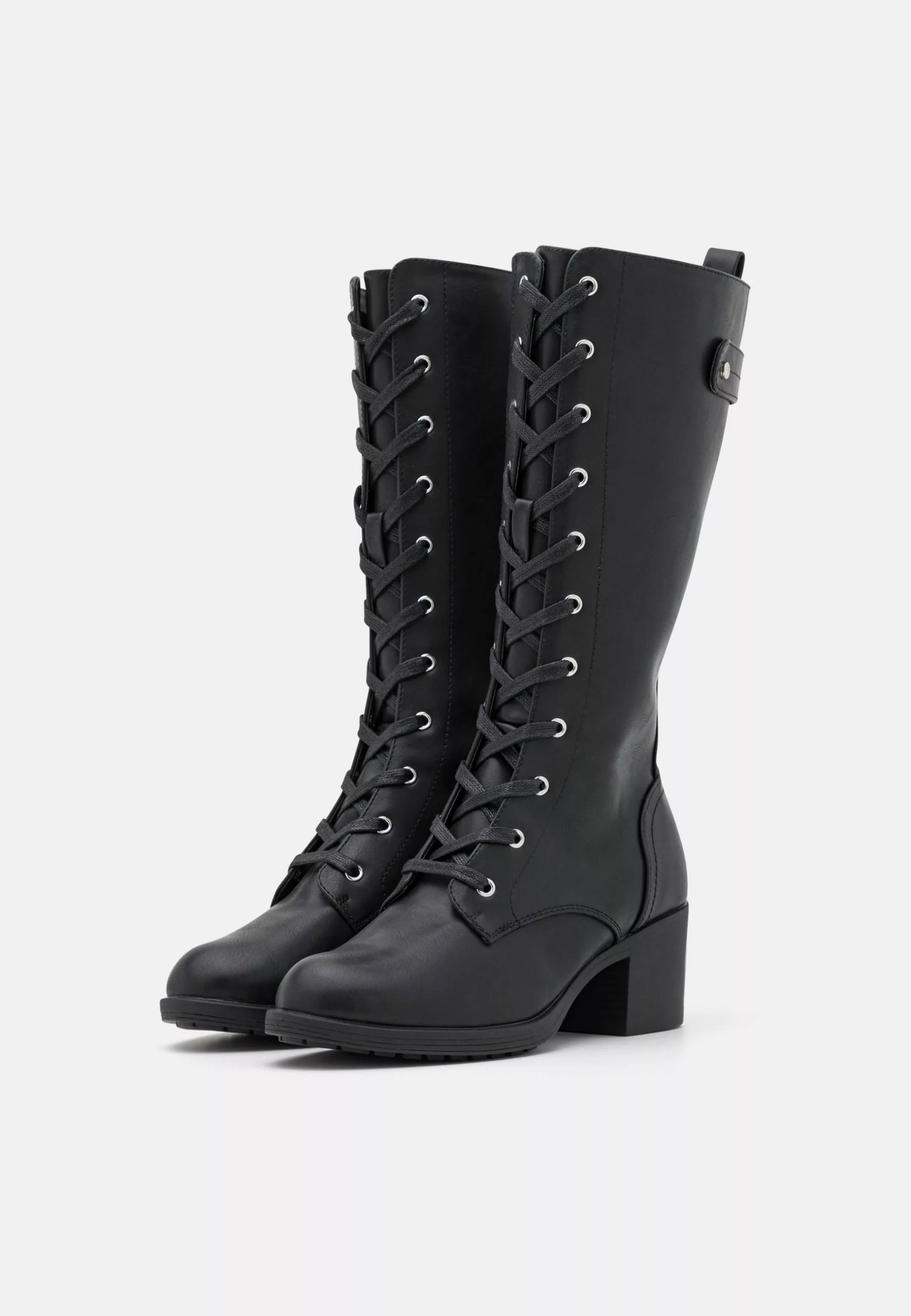 W-Berta - Bottes À Lacets Noires | Promotions exclusives 5 W-Berta - Bottes À Lacets Noires | Promotions exclusives – Image 3