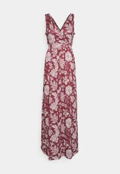 Anna Field Robe Longue - Bordeaux/Multi Coloured | Promo Exclusif -Anna Field Soldes a903e30668324b63b13c1041edb77ef3