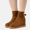 Anna Field Leather Winter Boot - Boots À Talons - Cognac -Anna Field Soldes a93a0fd4c746475d97bb24b996d066a1