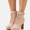 Bottines À Lacets - Light Pink -Anna Field Soldes ae24a3aa17a14e2b8b3a060160935e11