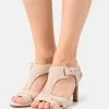 Anna Field - Sandales À Talons Hauts en Cuir Beige | Promos Exclusives -Anna Field Soldes b0d5f6286d104442b959eef24bba4e93
