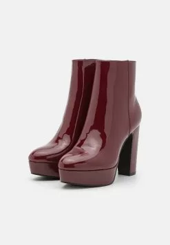 Anna Field Bottines À Talons Hauts - Dark Red -Anna Field Soldes bbddd1c8a07444aa8ffbed290a1c4352