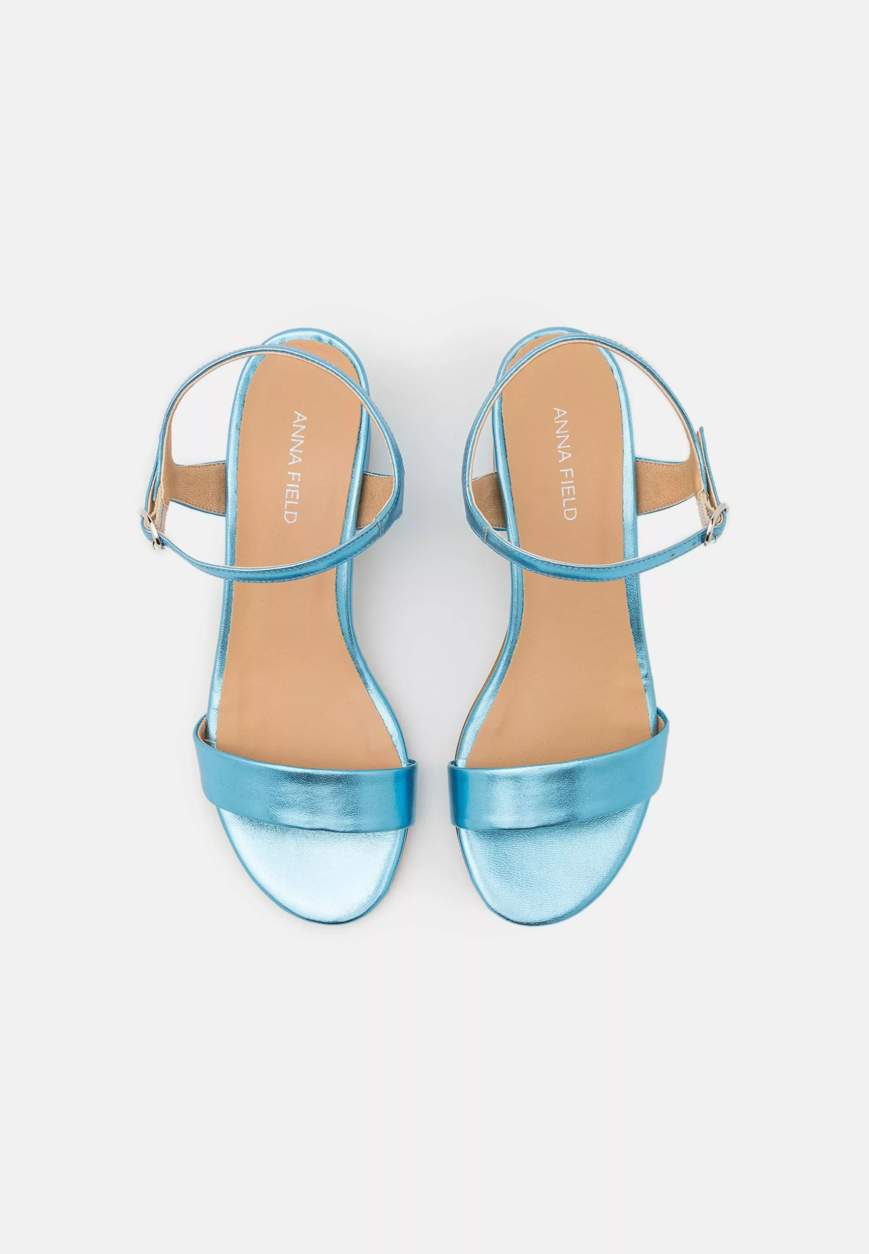 Anna Field Sandales en Cuir Bleu Clair - Promo Exclusive 8 Anna Field Sandales en Cuir Bleu Clair - Promo Exclusive – Image 6