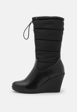 Anna Field Winter Boot - Bottes Compensées - Black -Anna Field Soldes c3055feb3e9d446faaace963bfcffec8