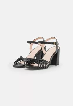 Anna Field Leather - Sandales À Talons Hauts - Black -Anna Field Soldes c39ca0520f8d403fb25ed081a23fb37d