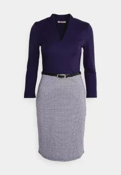 Anna Field Robe Fourreau - Bleu Foncé/Blanc | Robe Élégante pour Occasions Spéciales 10 Anna Field Robe Fourreau - Bleu Foncé/Blanc | Robe Élégante pour Occasions Spéciales -Anna Field Soldes c6a6d5aa7b8b482e9a50aa862dbbb519